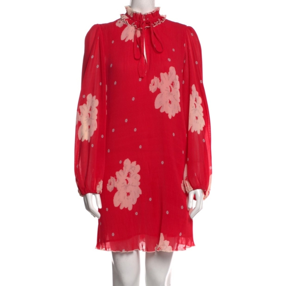 Ganni Floral Print Mini Dress US12 | DK 42